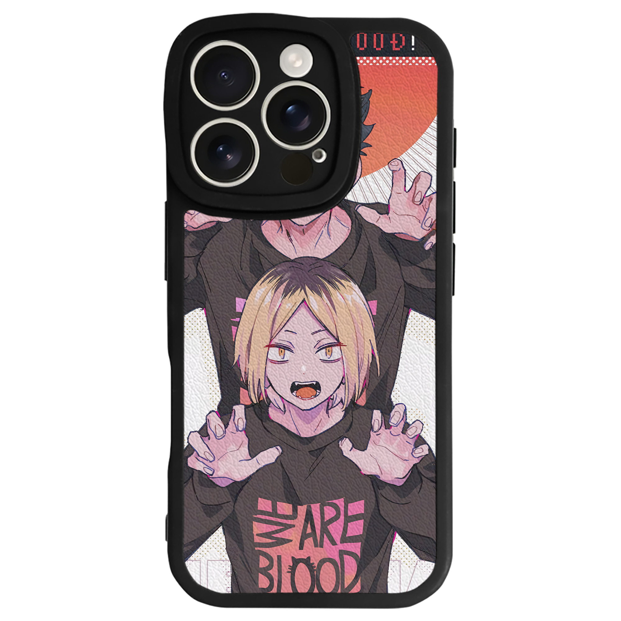 （画像用） ハイキュー!! Haikyu!! 【iPhone 16シリーズ対応】シリコンスマホケース（レザー調） 材質：シリコン